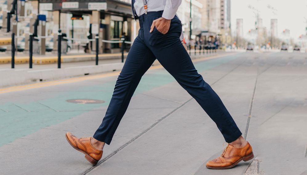 Athletic Fit Dress Pants vs. Stretch Dress Pants Athletic Fit Dress Pants vs. Stretch Dress Pants