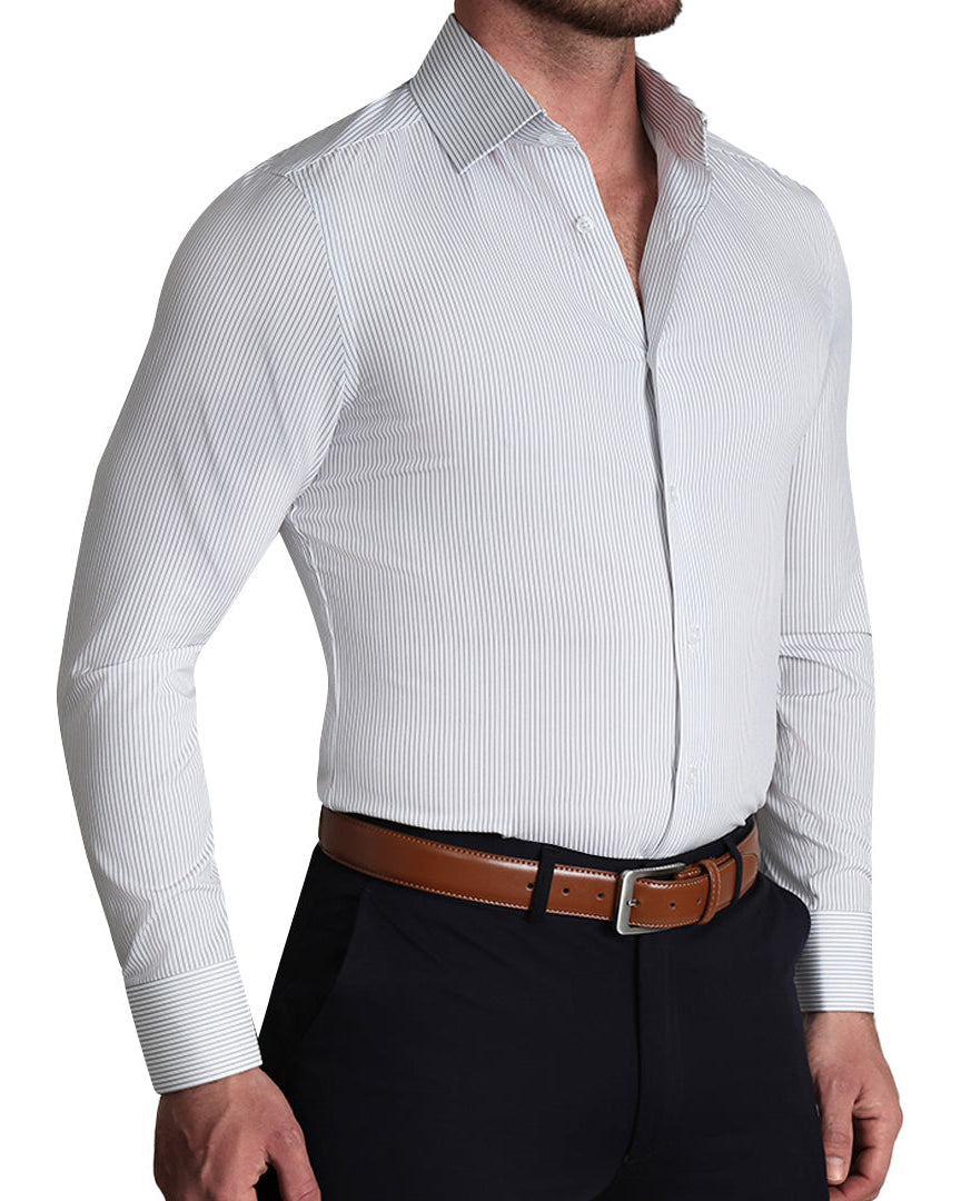 Chalk Bold Men's Sharp Bold White Pinstripe Available in 5 Color main image 1