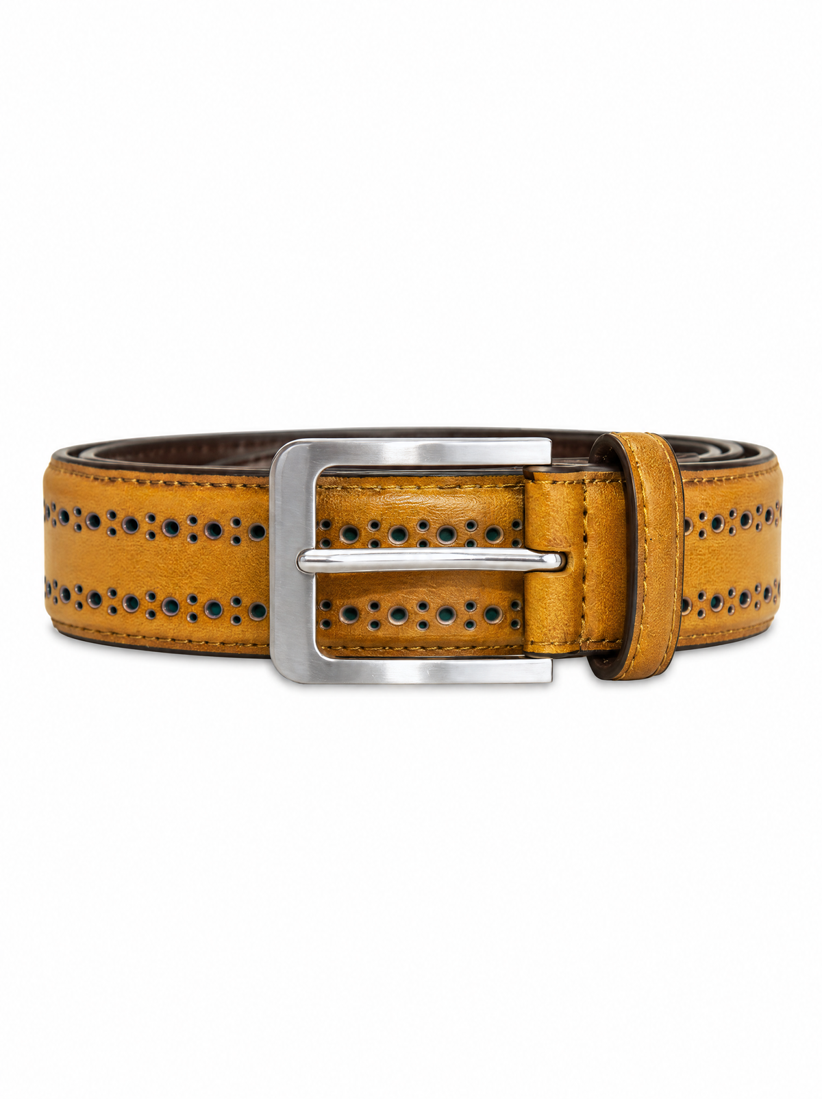 Perforated Leather Belt