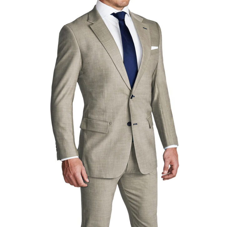 Athletic Fit Stretch Blazer - Heathered Grey