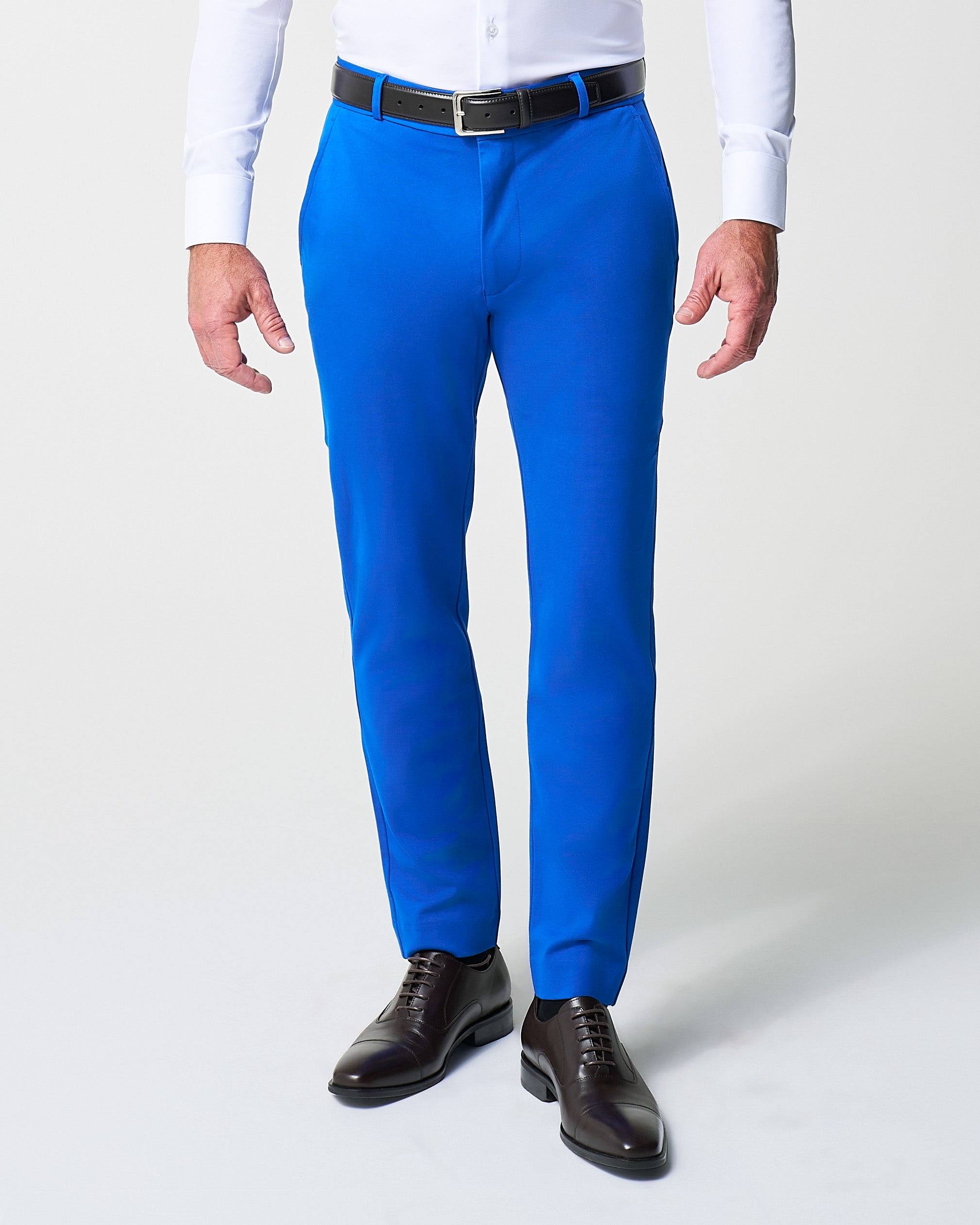 Athletic Fit Stretch Suit Pants - Solid Royal Blue Athletic Fit Stretch Suit Pants - Solid Royal Blue