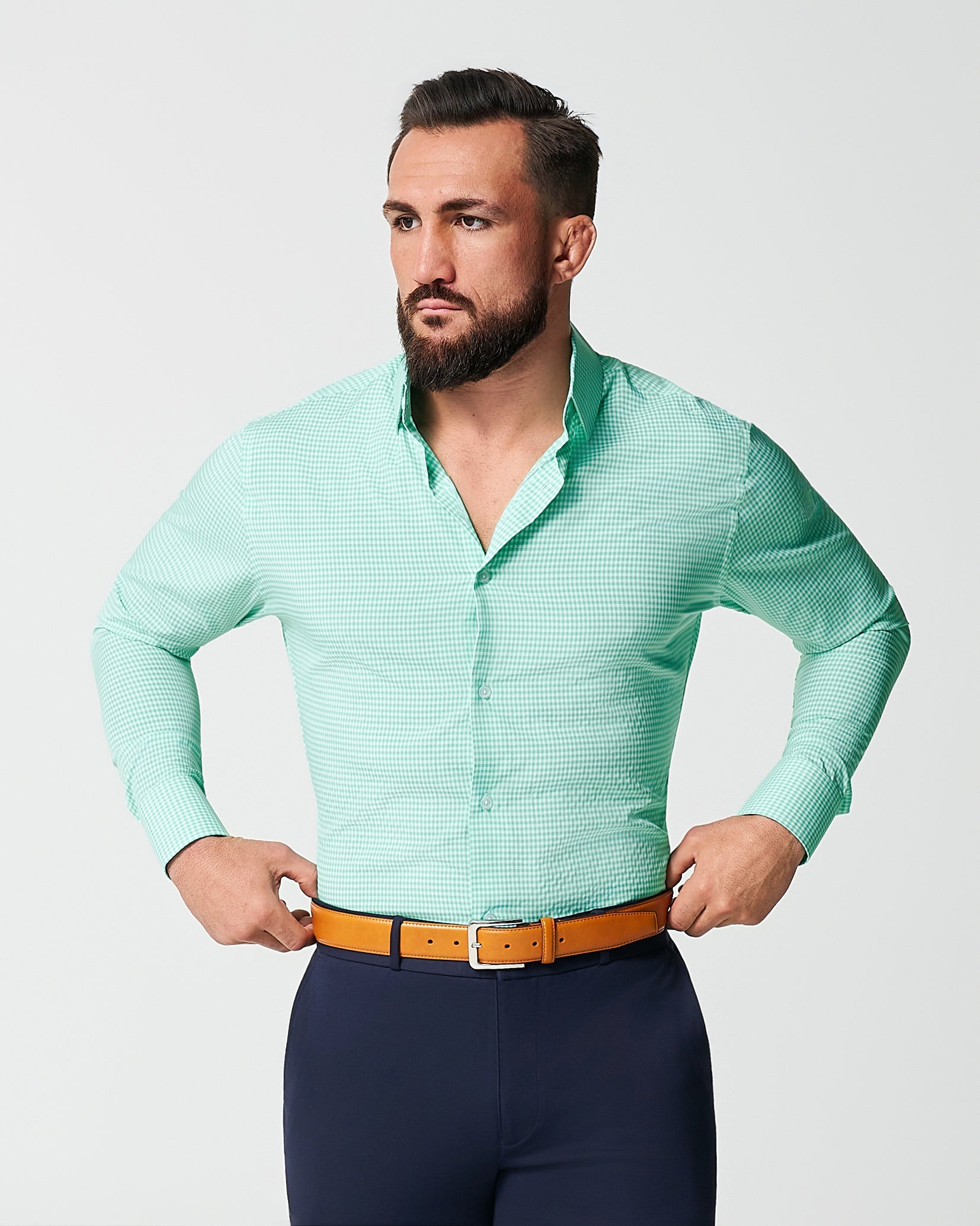 The Charley Mint Green Gingham