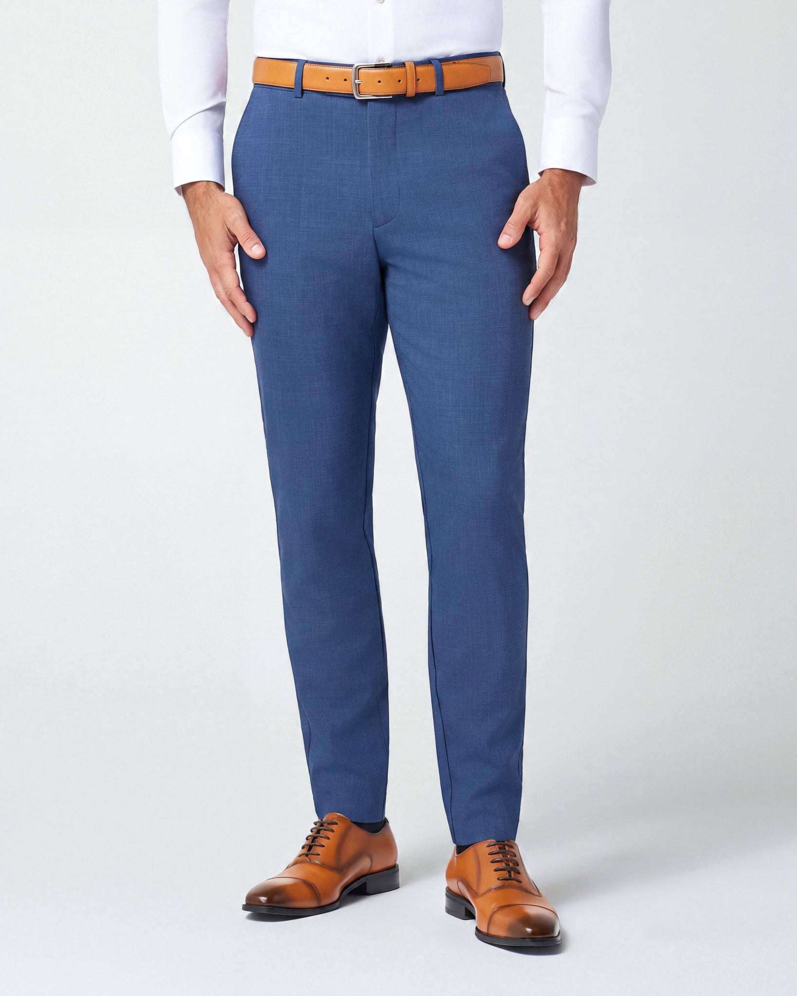 men's straight fit dress pants Athletic Stretch Suit Daniel Ellissa Solid Cognac My Pampered Life Seattle Chiffon Colors:White 800 Pair these dark green