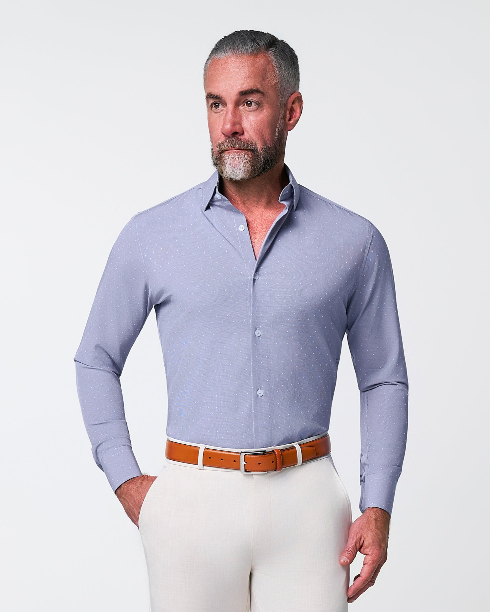 The Lambert Blue with White Dots