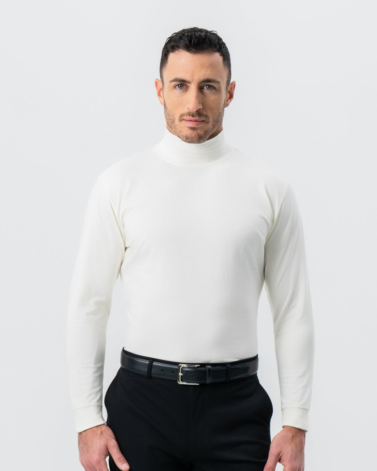 mock turtleneck dress shirts How to Wear A Mock Neck Shirt When You're Over 30