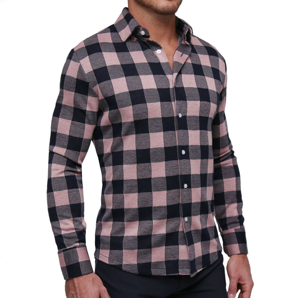 Men's Pinstripe Jersey - Black, Red, & White | Dixxon Flannel Co. XS