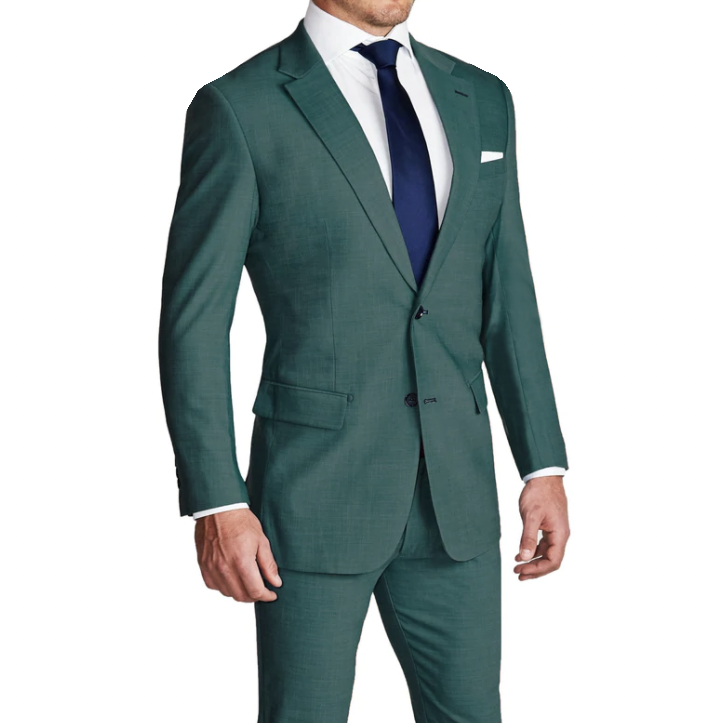 Dark Green Groomsman Suit by SuitShop | Birdy Grey