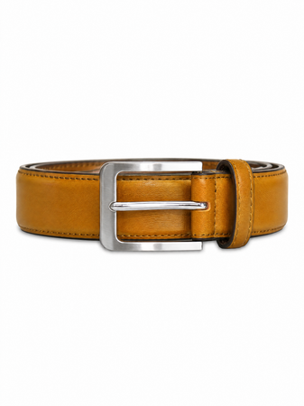light brown dress belt Solid Leather belt whooping