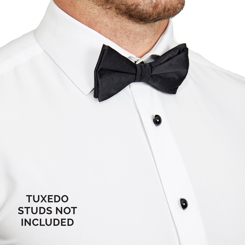 The Solid White Tuxedo Shirt