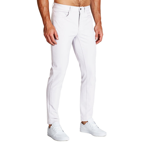 Athletic Fit Stretch Tech Chino - White