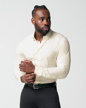 The Cameron Solid Ivory 2XL / Ivory The Cameron Solid Ivory 2XL / Ivory