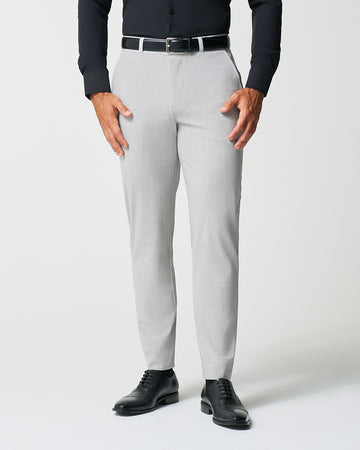 light gray slim fit dress pants Athletic Suit - Lightweight Heathered Grey 32W Color:Perfect Pink Blossom Black Long Sleeve Tulle Designed for comfort 2026/1/5
