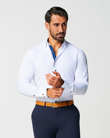 Test Variant Sku White with Navy Accents / XS