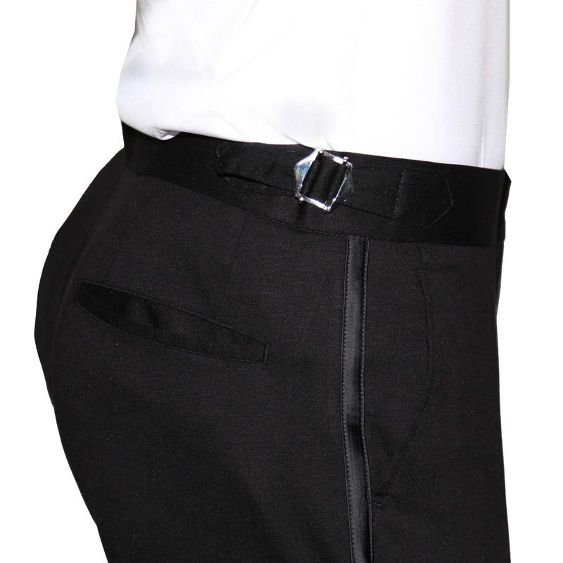 Ted Baker Josh Wool Slim Fit Tuxedo Pants - 100% Exclusive | Bloomingdale's