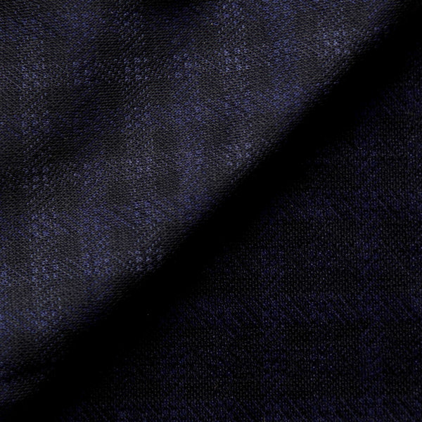 Athletic Fit Stretch Suit - Blue Plaid