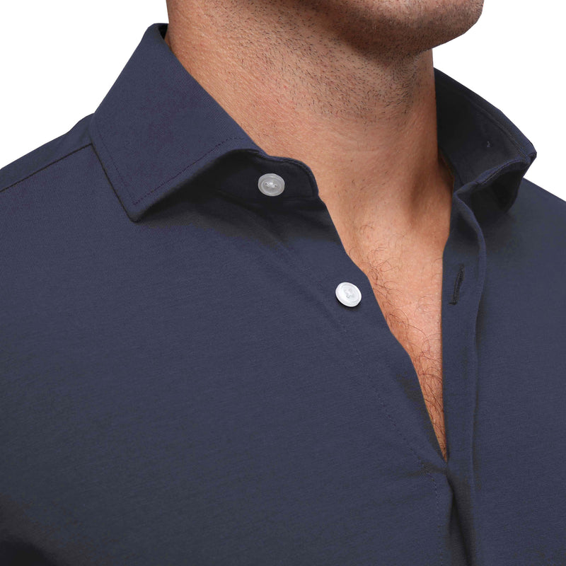 "The Stewart" Navy Casual Button Down