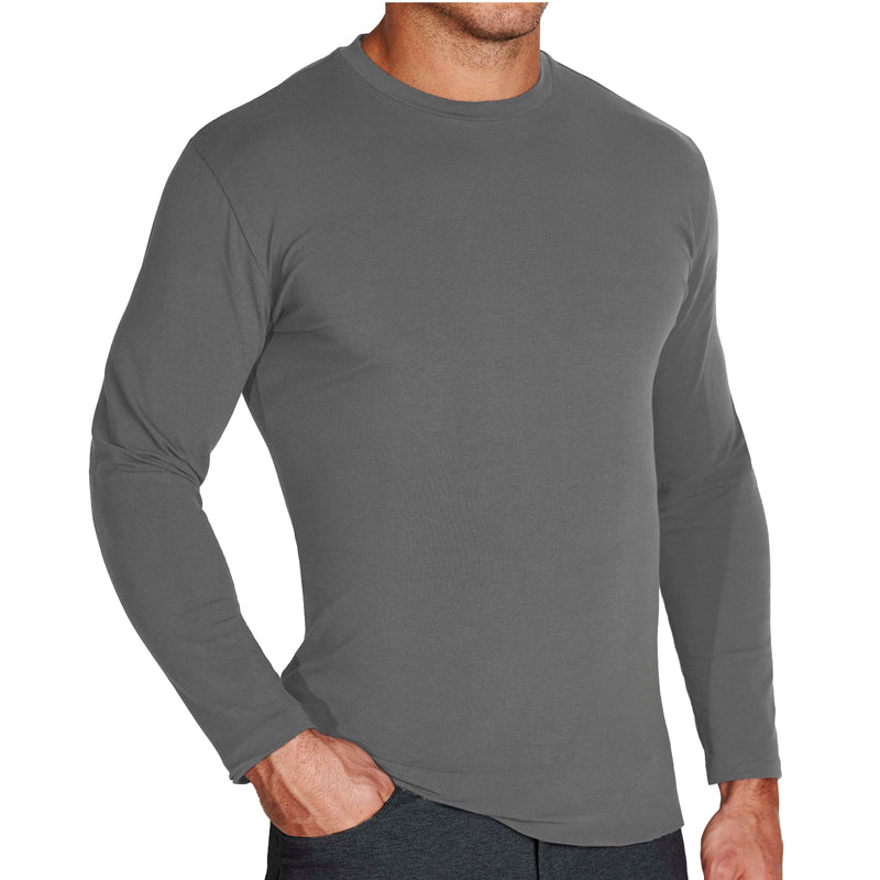 "The Randall" Charcoal Long Sleeve Crewneck
