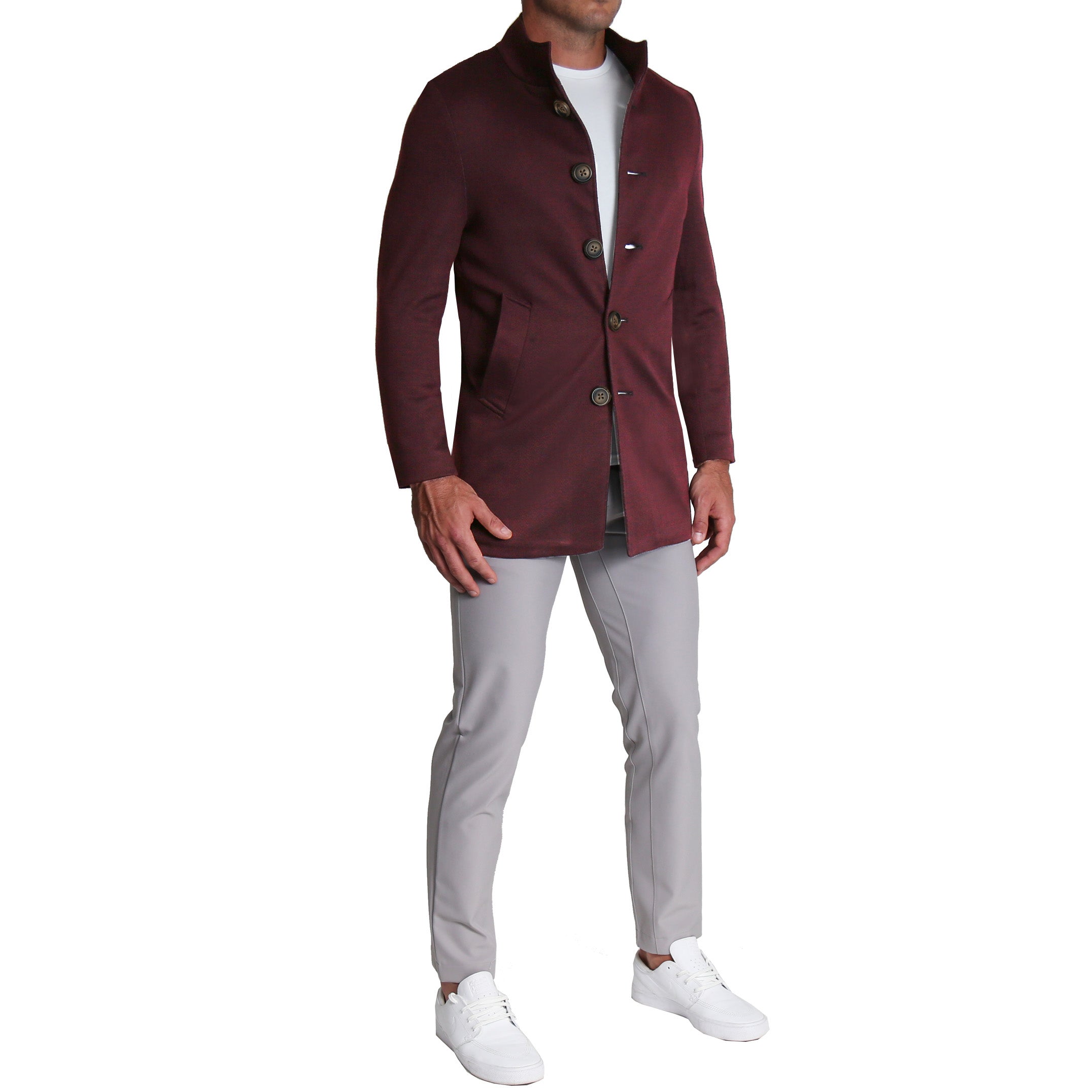 Maroon Herringbone Overcoat State And Liberty Clothing Company Maroon herringbone overcoat state and liberty clothing company