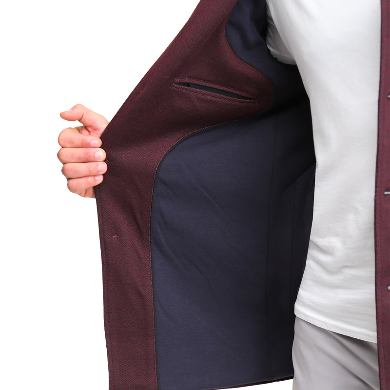 Maroon Herringbone Overcoat State And Liberty Clothing Company Maroon herringbone overcoat state and liberty clothing company