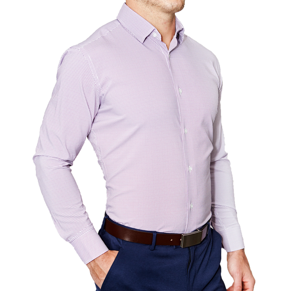 "The Packard" Dark Purple Windowpane