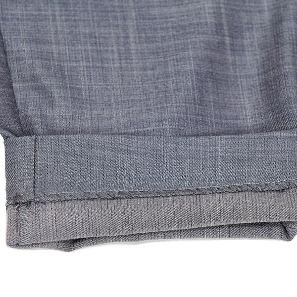 Athletic Fit Stretch Suit - Heathered Grey