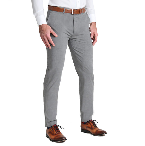 Athletic Fit Stretch Pants - Smoked Grey - State and Liberty Clothing ...