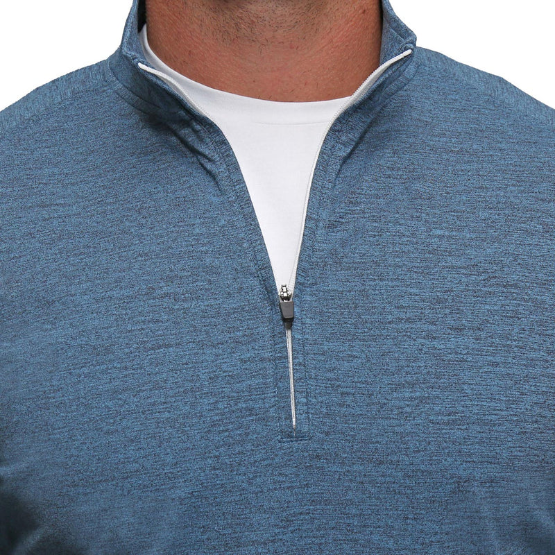 Tech Quarter Zip - Aqua