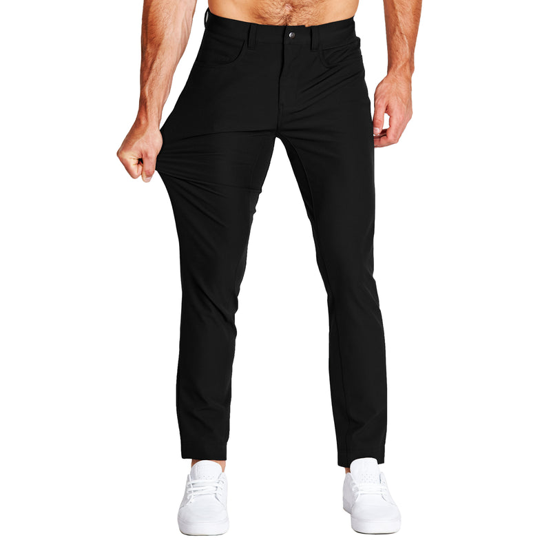Athletic Fit Stretch Tech Chino - Black
