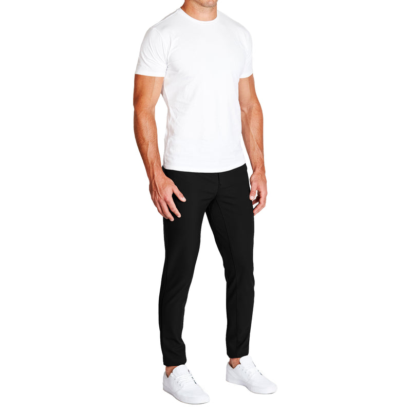 Athletic Fit Stretch Tech Chino - Black