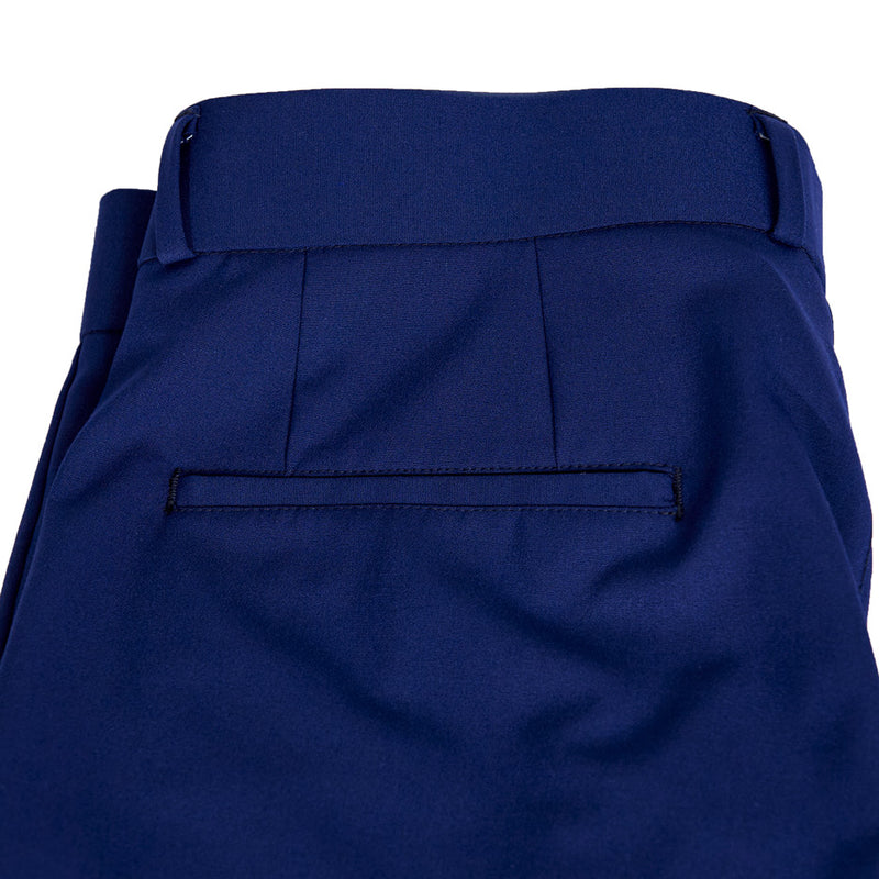 Athletic Fit Stretch Suit Pants - Royal Blue
